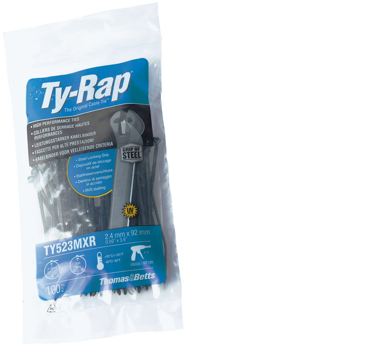 ABB SPA - ABBTY5277MX TYRAP 7X617 NEROUV 50PZ