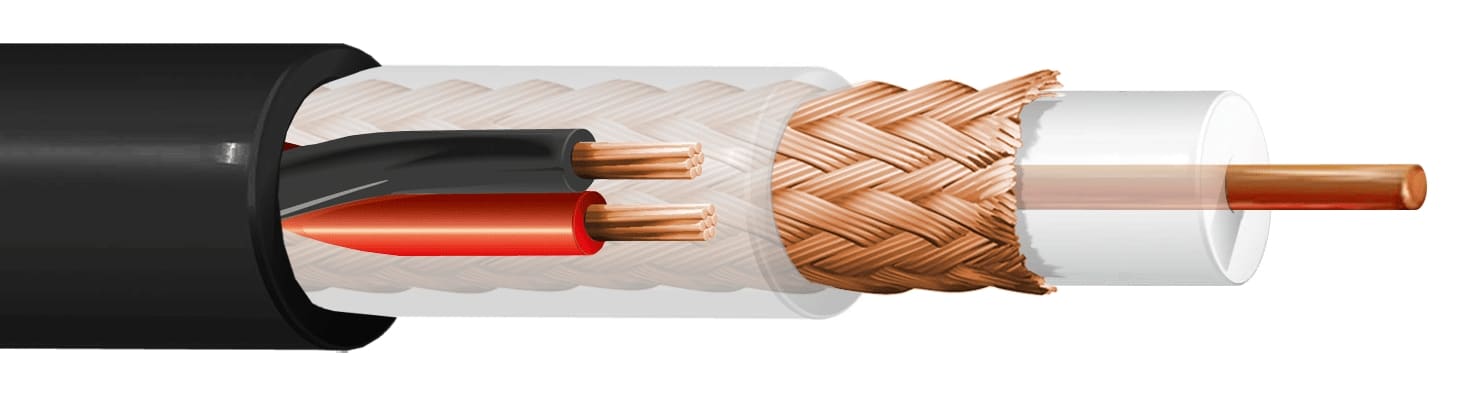 ITC INDUSTRIA TECNIC - ITCTY595NEB250 RG 59 B/U + 2X0,50 NERO BOB.250 ECA