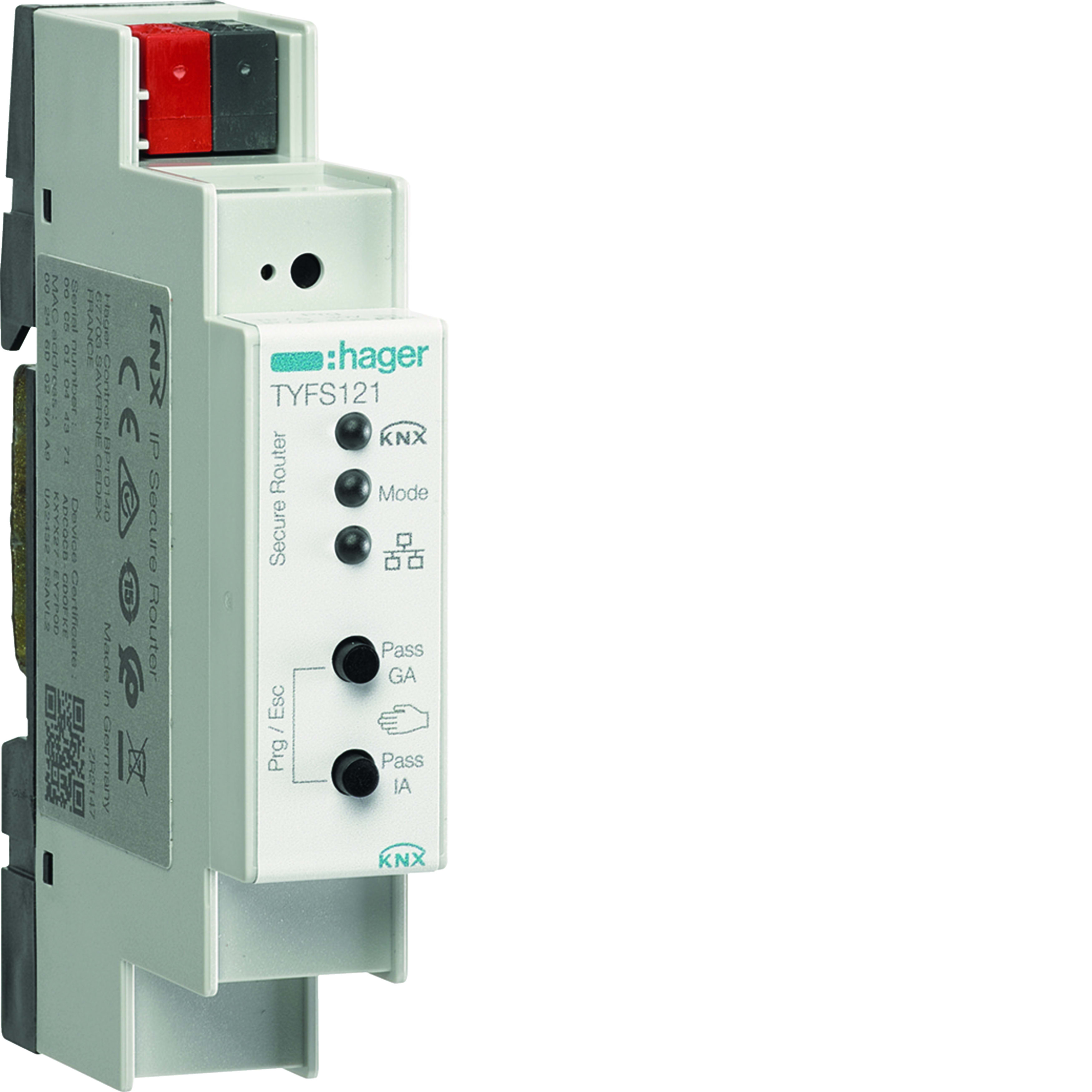 HAGER - HAGTYFS121 MODULO ROUTER IP/KNX SECURE - 1M