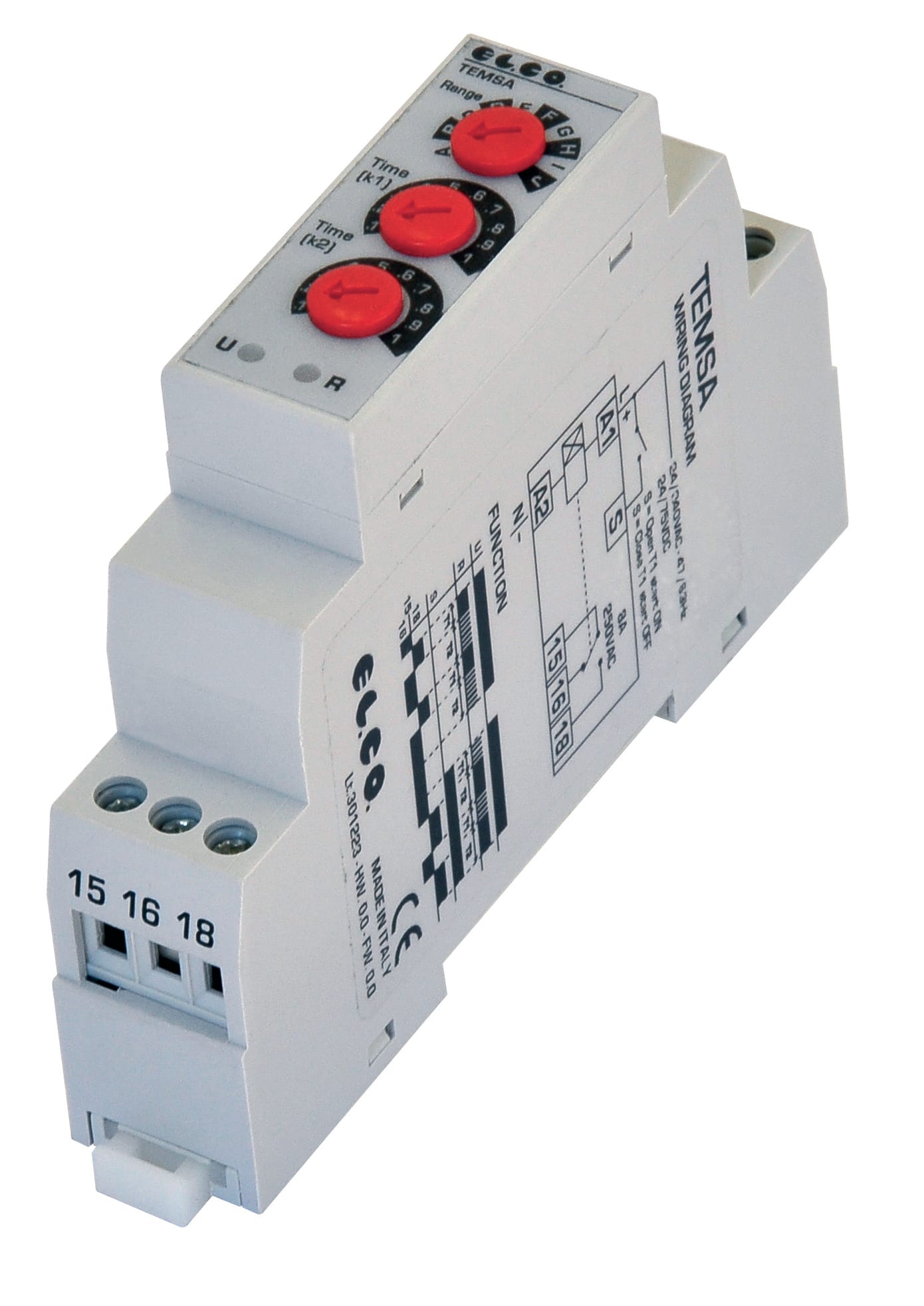 EL.CO. SRL - ECL660020 TEMP. ASIMM.  PAUSA/LAVORO MOD. TEMSA