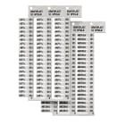 GRAFOPLAST SRL - GRASIHF52LW TESSERA A BANDIERA WEID 15X5 MM 960 PZ