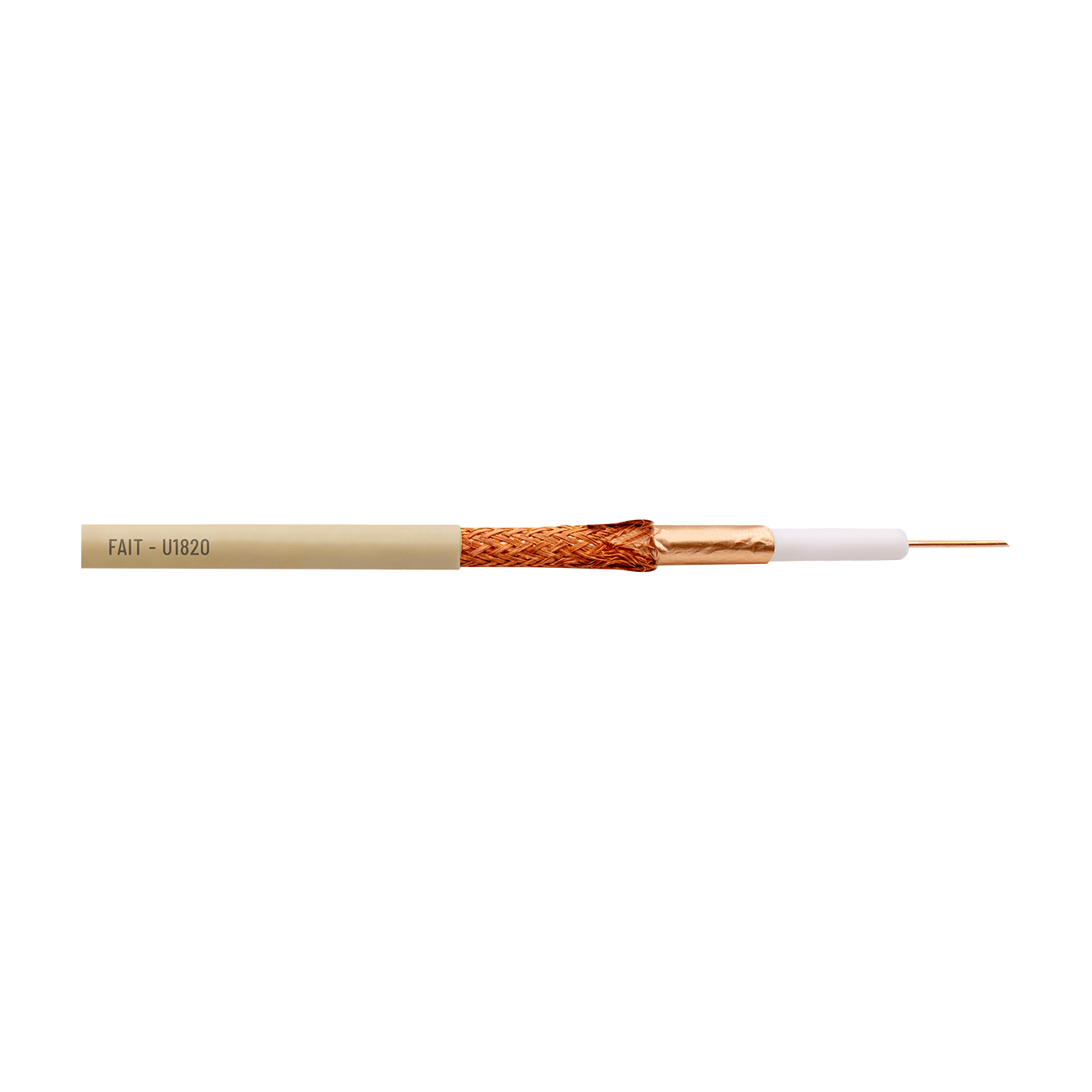 FAIT SRL - FIT6000004 U1820M - CAVO COAX Ø 6,7 MM, MATASSA 100 MT