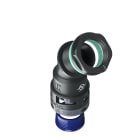 TEAFLEX - TEAU8BBF17P16 CURVA 45?IP68 BF17 PG16 NERO