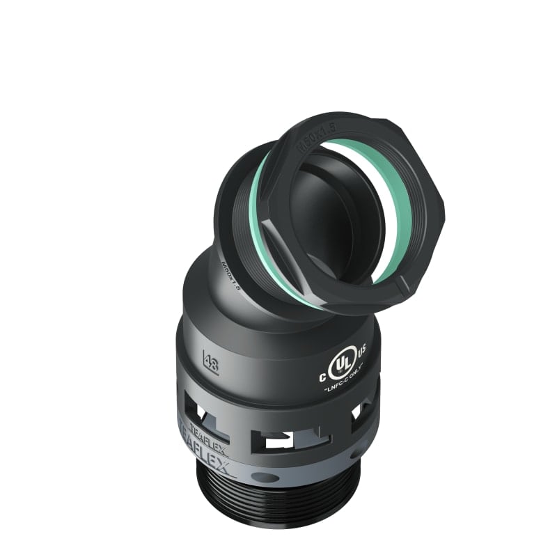 TEAFLEX - TEAU8BBF48M50 CURVA 45?IP68 BF48 M50 NERO