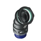 TEAFLEX - TEAU8BBF48M63 CURVA 45?IP68 BF48 M63 NERO