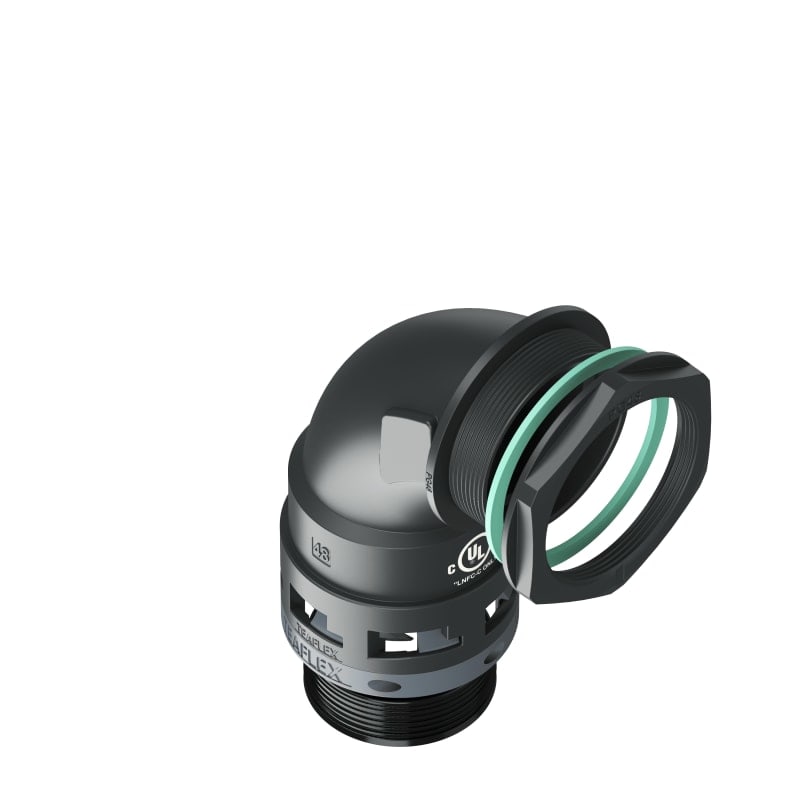 TEAFLEX - TEAU8BBN48P48 CURVA 90?IP68 BN48 PG48 NERO