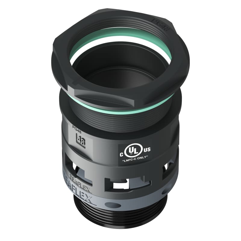 TEAFLEX - TEAU8BSM48P48 RACC.NERO IP68 SM48 PG48