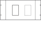 HAGER - HAGUC321HM KIT QUADRO INT X250/H250 VERT L600 COM M