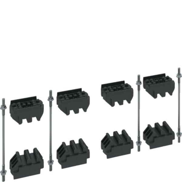 HAGER - HAGUC8210BB KIT PORTABARRE 3F+N X 2 BARRE 10MM Q.EVO