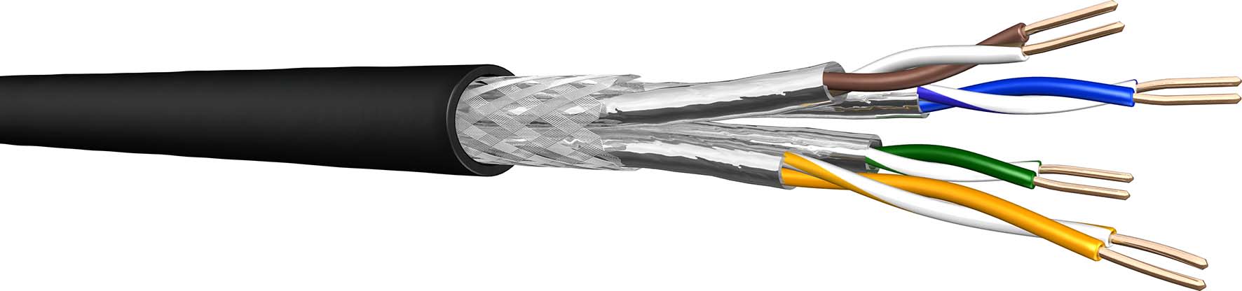 DRAKA - DRA60015266 Erd-Datenkabel Kat.7 S/FTP 4x2xAWG23/1 L