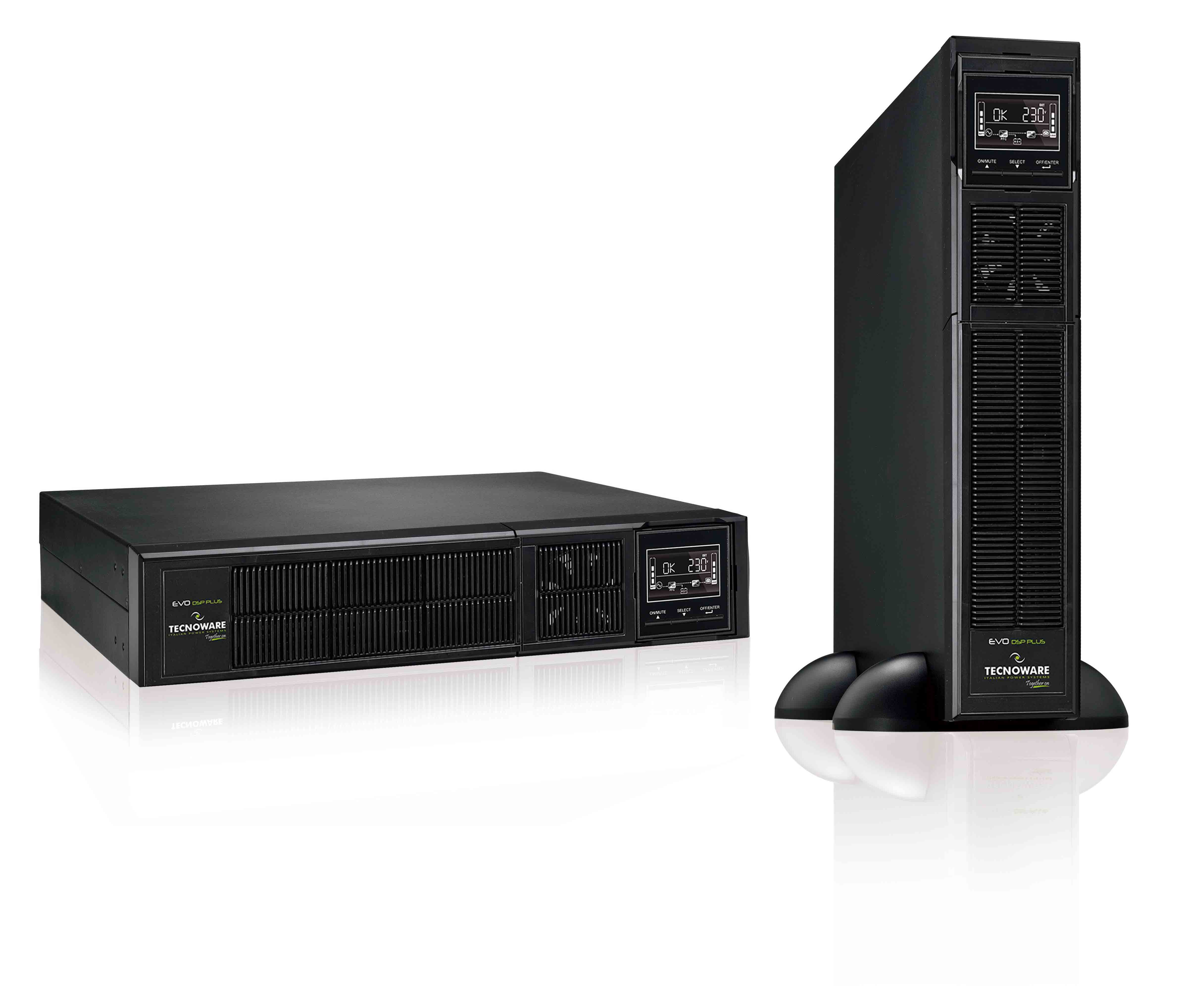 TECNOWARE SRL - TCWFGCEDP2402RTIEC UPS EVO DSP PLUS 2400 PF 0,9 RACK/TOWER