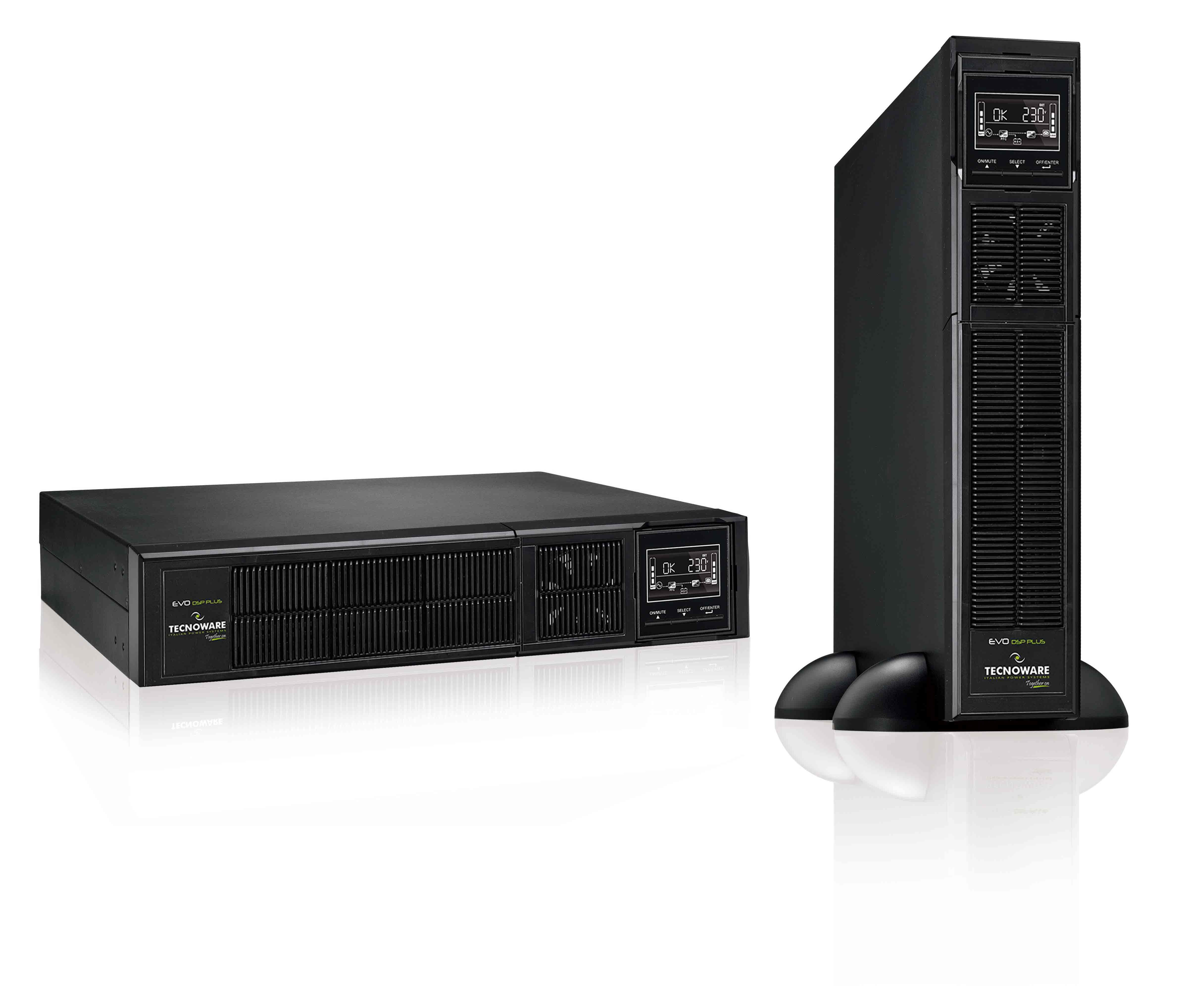 TECNOWARE SRL - TCWFGCEDP2402RTIEC UPS EVO DSP PLUS 2400 PF 0,9 RACK/TOWER