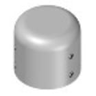 UNIERRE SRL UNIPERSO - URRAM6075FZ TAPPO ACCIAIO D.60MM USCITA CAVI-ZINC.GA