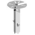 UNIERRE SRL UNIPERSO - URREL1312FZ PIANTONE ACCIAIO H370MM-BASE D.155MM-PAL