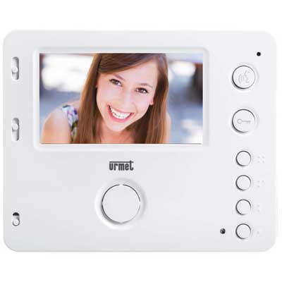 URMET SPA - UTD1750/6 VIDEOCITOFONO 4,3 VV 2V BIANCO