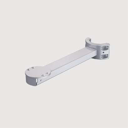 IGUZZINI ILLUMINAZI - IGZ3.BZP3.015.0 BRAC.SING.ORIZ.FE.1X L=397 X PALO D=76 U
