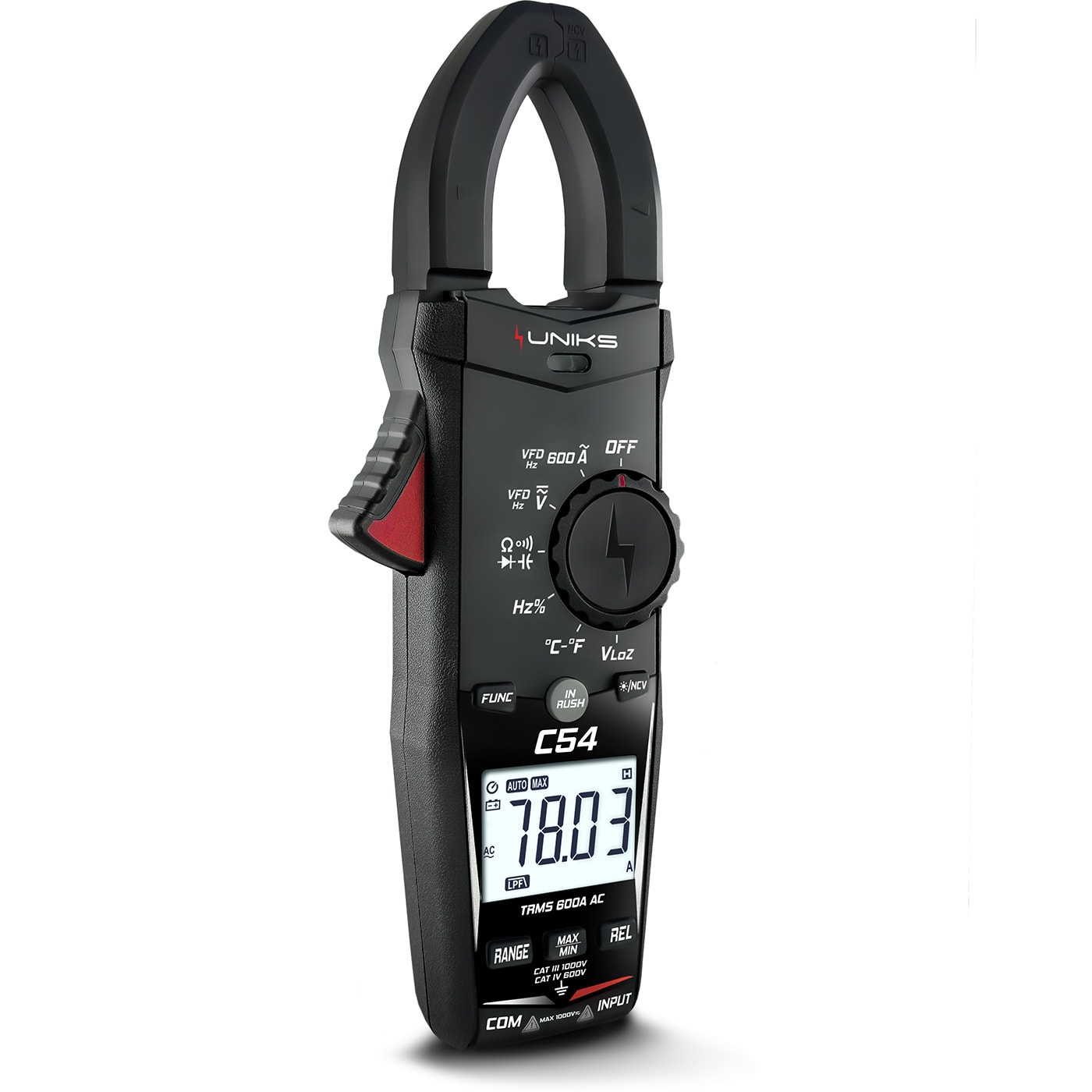 UNIKS SRL - UNKC54 PINZA TRMS 600A AC 1000V AC/DC