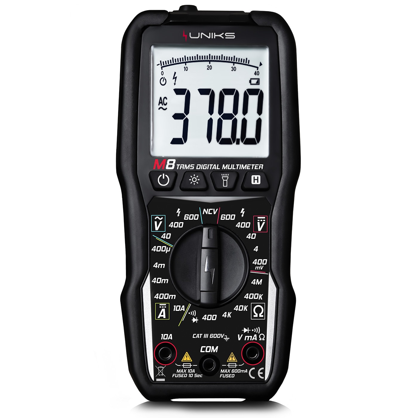 UNIKS SRL - UNKM8 MULTIMETRO MANUALE TRMS