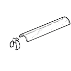 ROSSINI - RSSV.178-CRI VETRO DI PROTEZIONE PER LAMPADE ALOGENE LINEARI 78CM