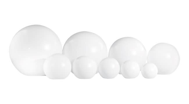 ROSSINI - RSSV.608-40-BL SFERA SENZA COLLO IN VETRO BIANCO LUCIDO