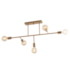 ROSSINI - RSSVAL001OS PLAFONIERA ORO SATINATO E27 IP20