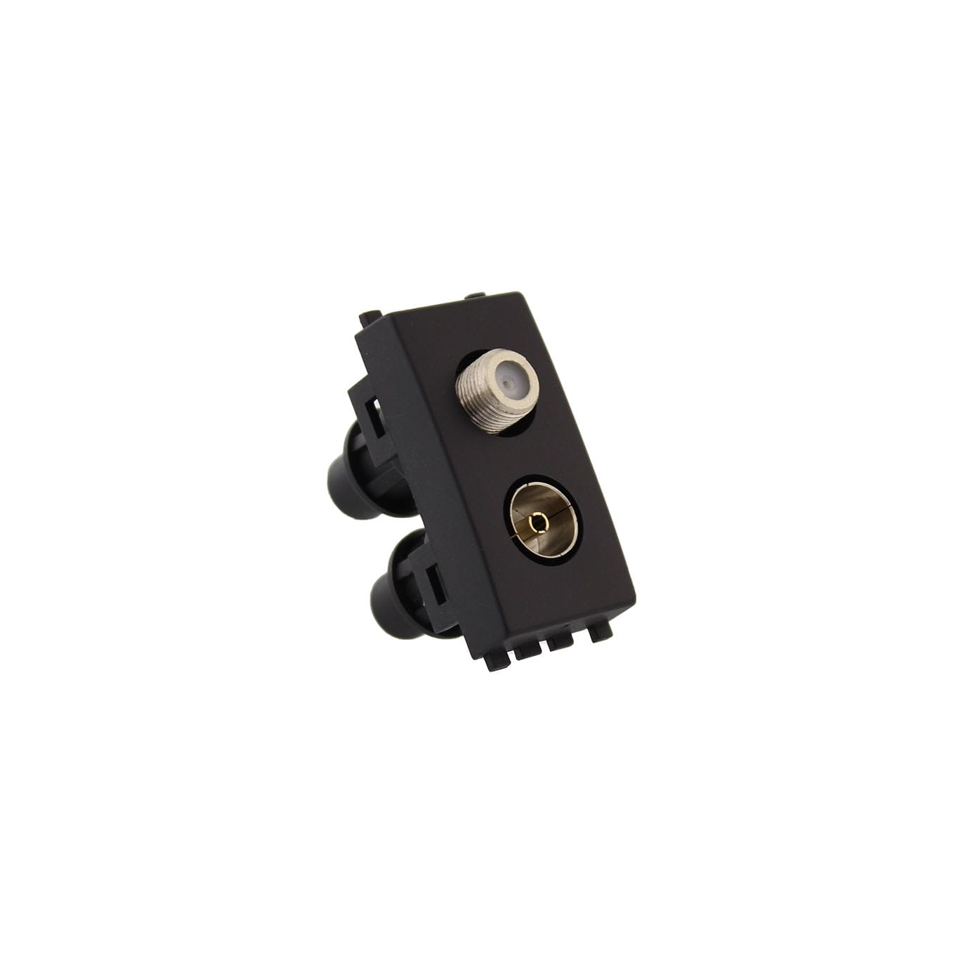 FAIT SRL - FIT5122802 VAN/FI - PRESA DOPPIA FF + IECF COMP. VIMAR ARKE' NERA
