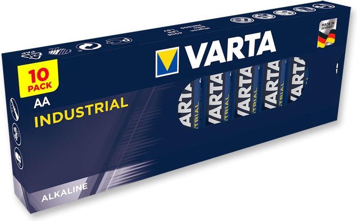 VARTA CONSUMER BATT - VAT4006211111 AA (STILO ) - INDUSTRIAL CARTON 10 PZ.
