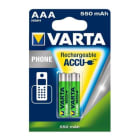 VARTA CONSUMER BATT - VAT58397101402 AAA (MINISTILO) RECHA ACCU PHONE X2 550