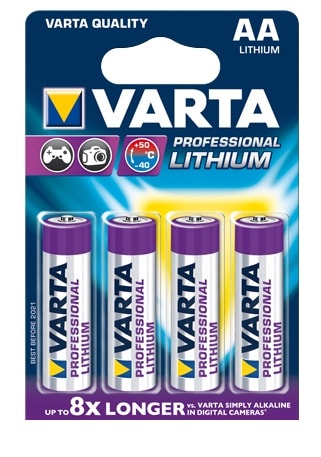 VARTA CONSUMER BATT - VAT06106301404 AA (STILO) ULTRA LITHIUM X4