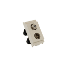 FAIT SRL - FIT5121803 VB/FM - PRESA DOP FF + IECM COMP VIMAR IDEA BIANCA