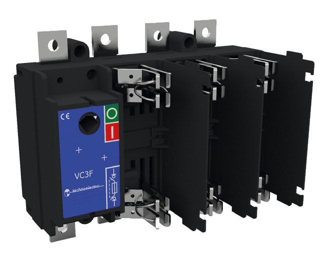 TECHNOELECTRIC SRL - TEH13041 INTERRUTTORE FUSIBILE NH1 CON MANIGLIA B
