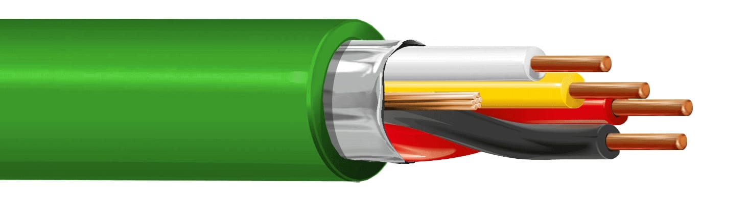 ITC INDUSTRIA TECNIC - ITCVC4BZ 2X2X0,80 VERDE LSZH - KNX CERT.