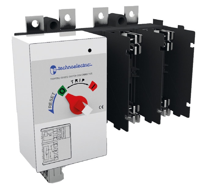 TECHNOELECTRIC SRL - TEH14033B INTERRUTTORE FUSIBILE NH2 CON BOBINA DI