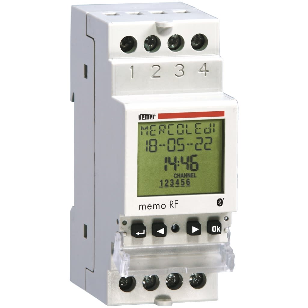 VEMER SPA - VEMVE790200 MEMO BT RF OROL. ORARIO DW+ASTRO 8CH RF