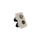 FAIT SRL - FIT5121805 VEB/FM - PRESA DOP. FF+IECM COMP.VIM. EIKON BIANCA