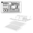 GRAFOPLAST SRL - GRASIT0V03MC VETRINO PER PORTATARGA 70X17MM MC=400 PZ