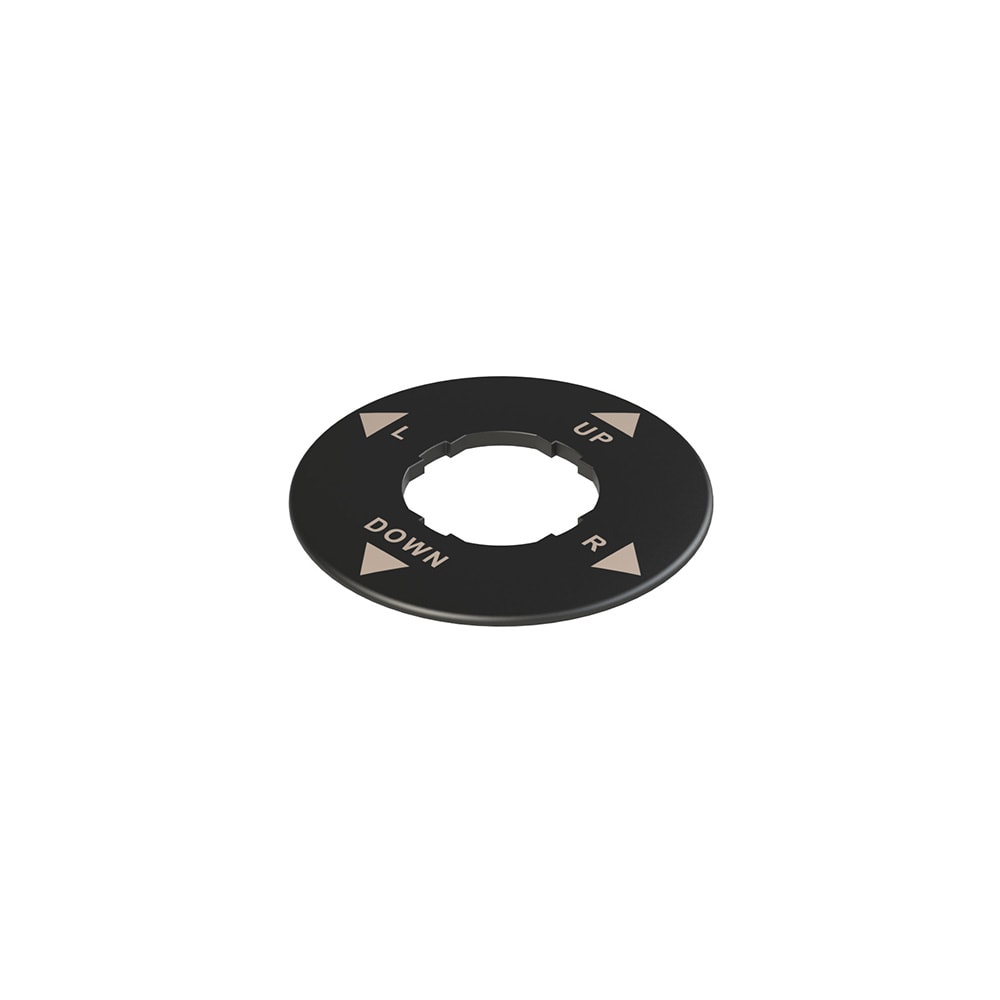 PIZZATO ELETTRICA - PZZVE TF12A1230 TARGHETTA CON FORO SAGOMATO CIRCOLARE N