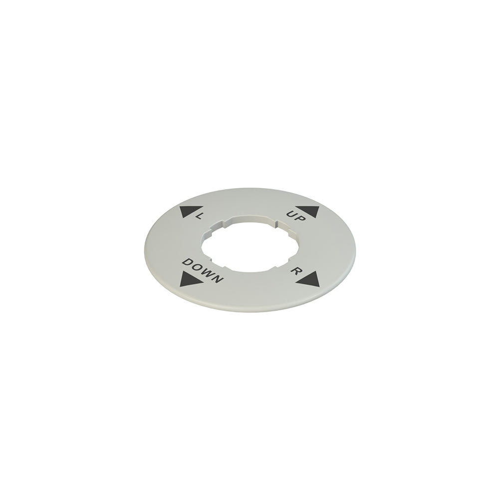 PIZZATO ELETTRICA - PZZVE TF32A9130 TARGHETTA CON FORO SAGOMATO  CIRCOLARE G