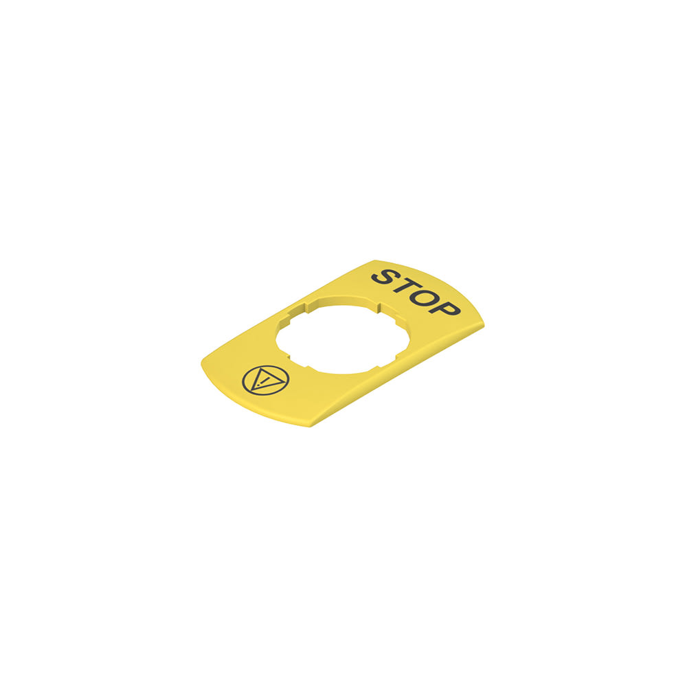 PIZZATO ELETTRICA - PZZVE TF32G5103 TARGHETTA RETTANGOLARE CON FORO SAGOMATO