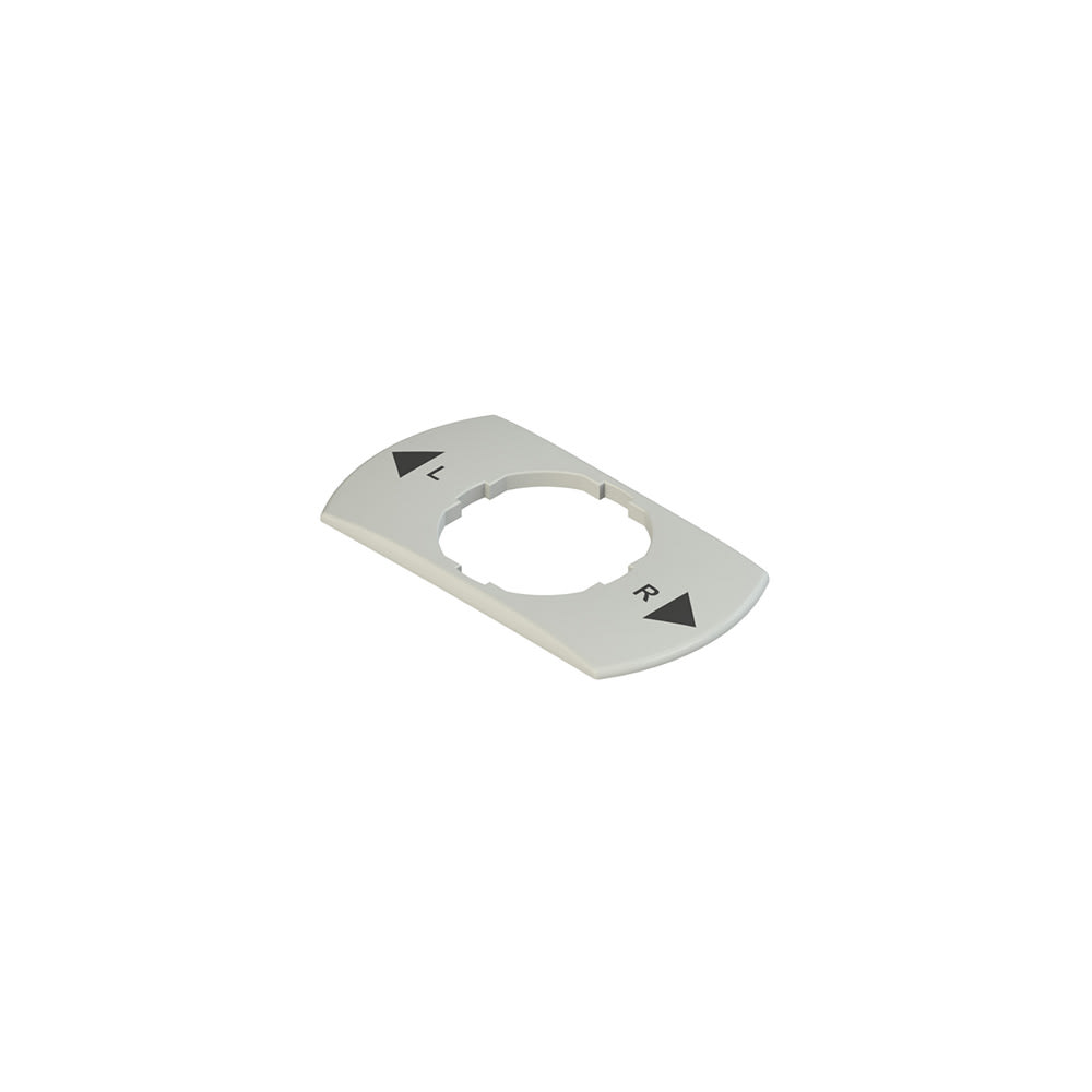 PIZZATO ELETTRICA - PZZVE TF32G9132 TARGHETTA CON FORO SAGOMATO RETTANGOLAR