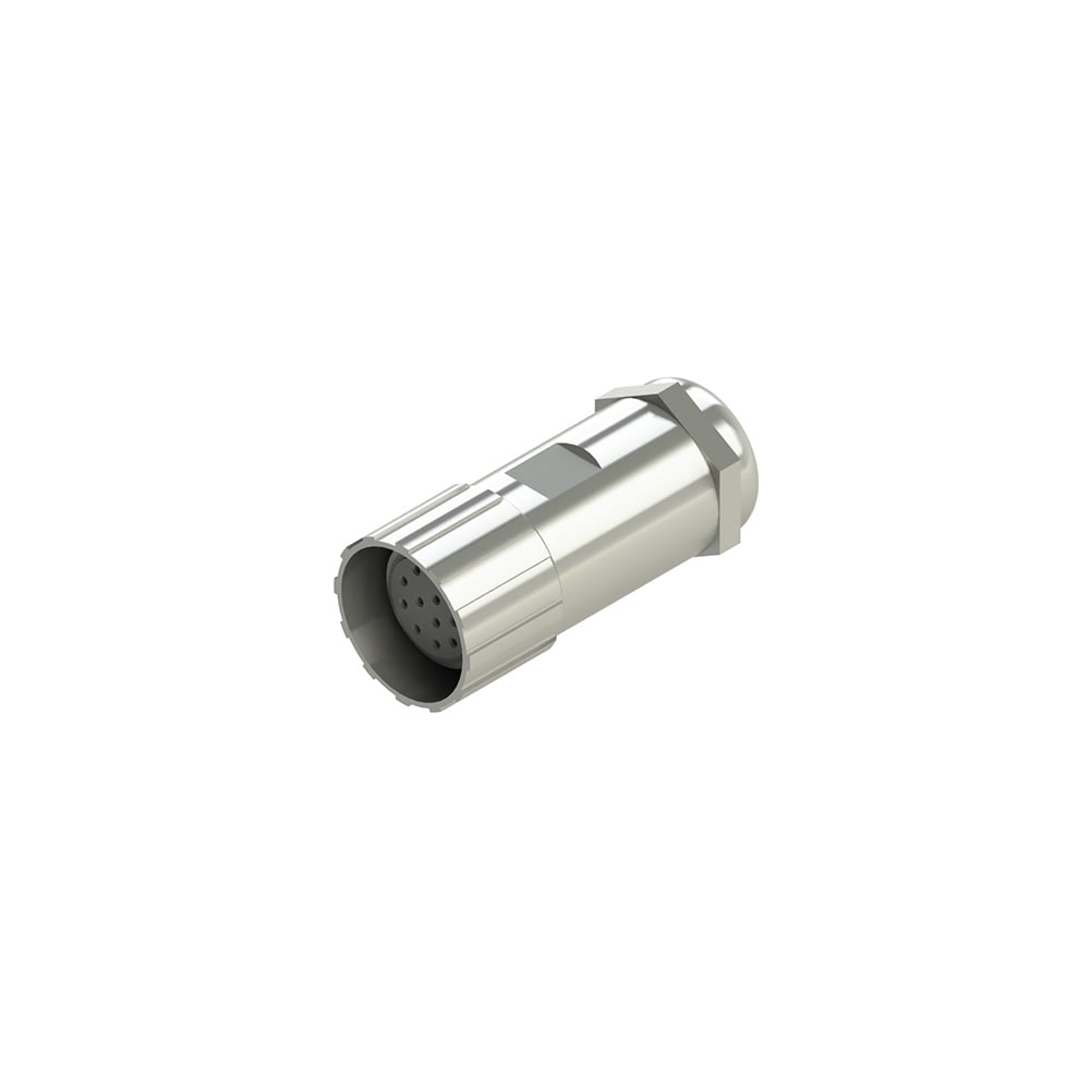 PIZZATO ELETTRICA - PZZVF CBSM19TC07 CONNETTORE METALLICO FEMMINA M23 19 POLI