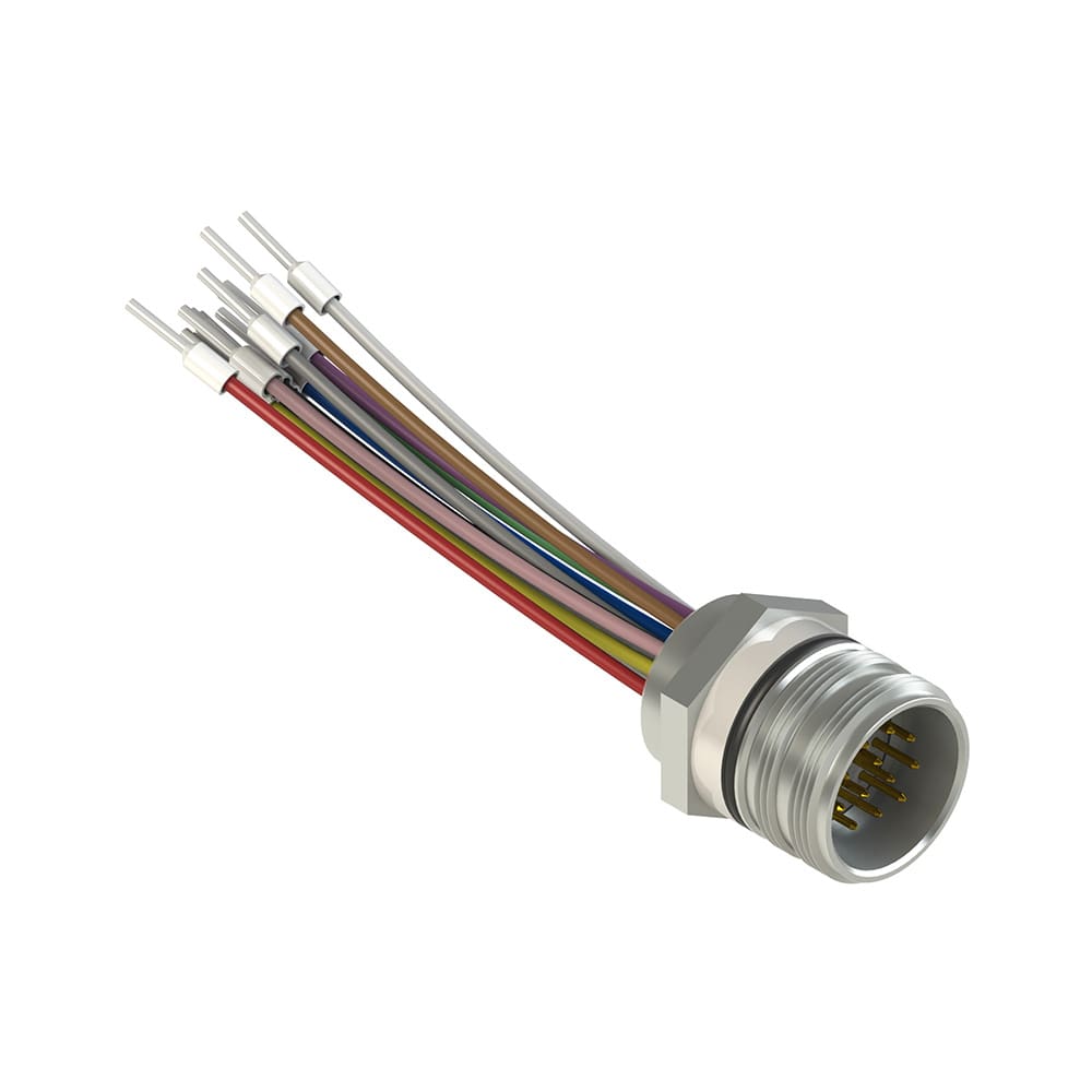 PIZZATO ELETTRICA - PZZVF CNM12MT-L16 CONNETTORE METALLICO MASCHIO M23 12 POLI