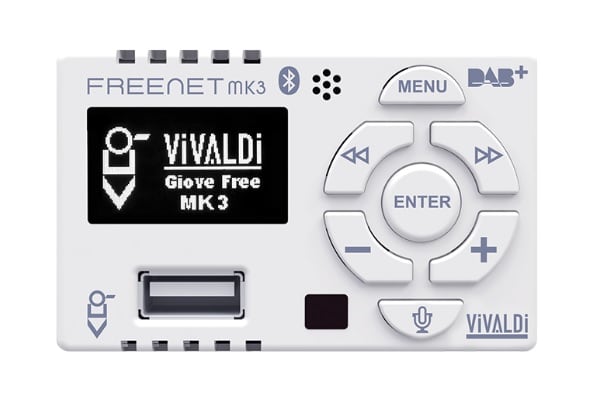 VIVALDI SRL - VILFREENETMK3.W VIVALDI GIOVE_HIFI 25+25W RS485 DAB WHIT