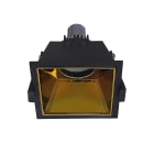 ROSSINI - RSSVIR001NOR DOWNLIGHT QUADRATO NERO RIFLETTORE ORO GU10 IP20