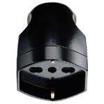 VIMAR SPA - VIW00225 Presa 2P+T 16A universale assiale nero