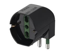 VIMAR SPA - VIW00305 Adattatore sfalsato S17+univ. 90° nero