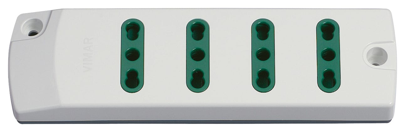 VIMAR SPA - VIW00404.NC.B Presa mult. 4P17/11 bianco