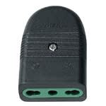 VIMAR SPA - VIW01029 Presa 2P+T 16A P17/11 assiale nero