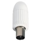 VIMAR SPA - VIW01644 Connettore TV-RD-SAT maschio ass. bianco