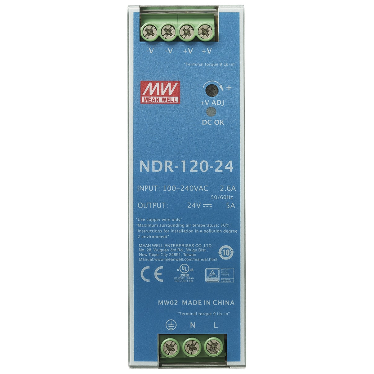 VIMAR SPA - VIW02090.2 ALIMENTATORE 100-240V 24VDC 5A